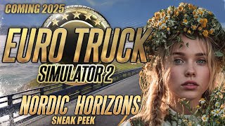Nordic Horizons will come 2025! New DLC Sneak peeks, Trailer and Gameplay * Euro Truck Simulator 2