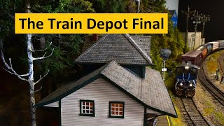 The Classic Train Station Final (Part 3)  1/87 Scale | Scratch Build | Boomer Diorama ~ # 254