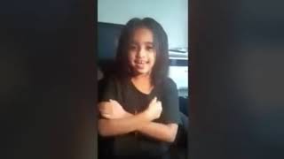 Ethiopian kid Message for  Donald Trump    so proud of you baby girl