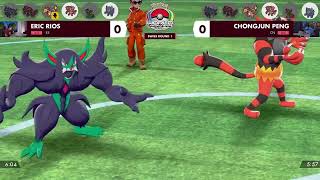 2022 Pokémon World Championships - VG Day 2 Eric Rios Vs Chongjun Peng Game 1