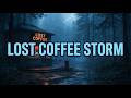 Lost Coffee Shop in a Dark Forest — Thunderstorm Ambience for Deep Sleep (4 Hours)