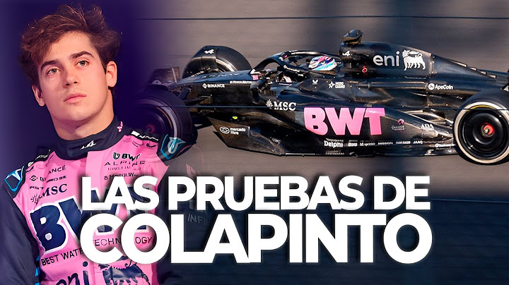 El TEST de COLAPINTO en MONZA y los RUMORES en ALPINE