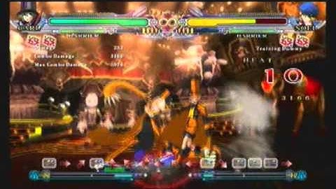 BBCS Carl j.B FC combos: 4.8k and 5k meterless