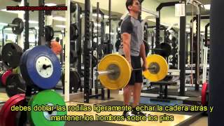 El Tirón Alto o High Pull Tutorial Hang Clean 3