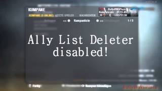 ~CoD 7 Wii~ Ally List Deleter & Ally List Backup