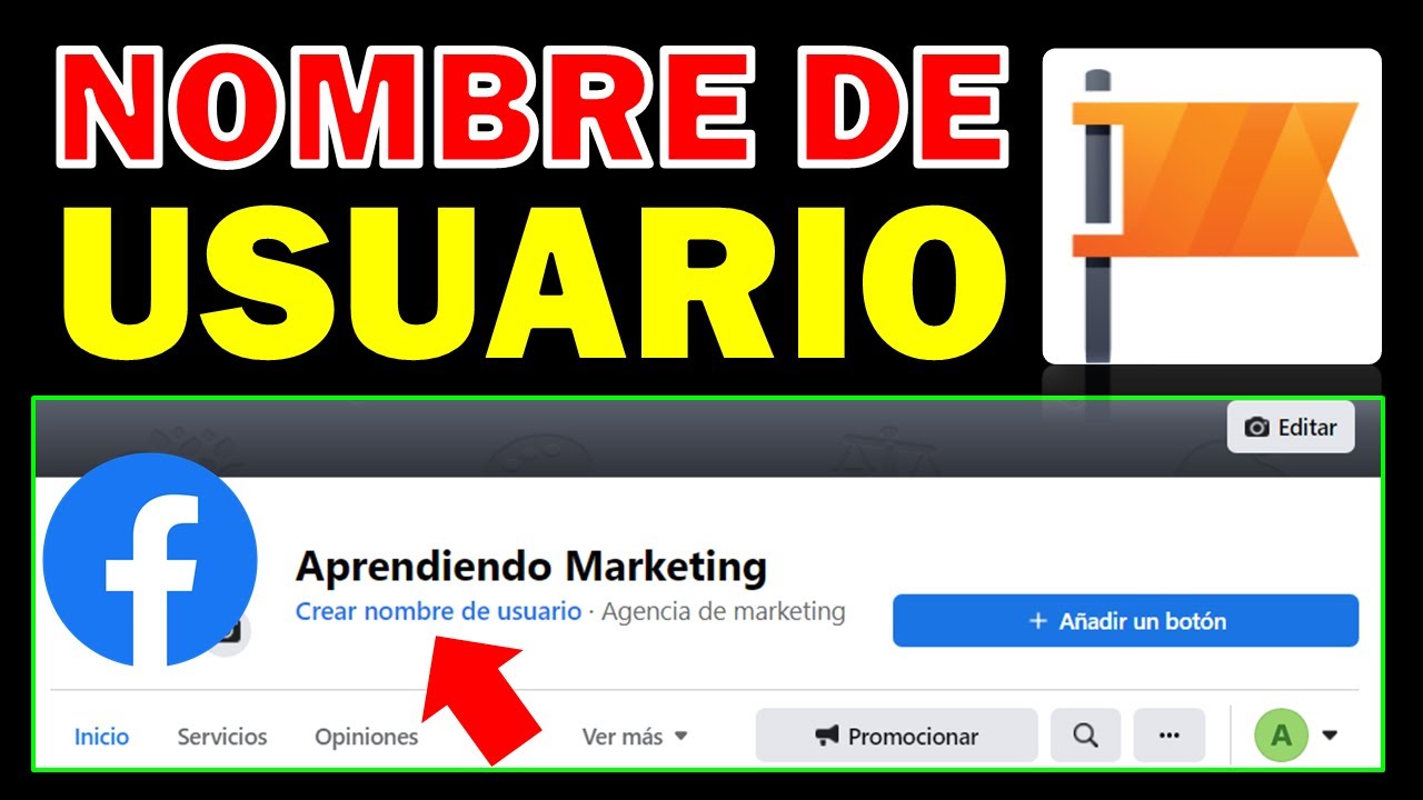 Cómo Crear un Nombre de Usuario para Fan Page en Facebook - YouTube