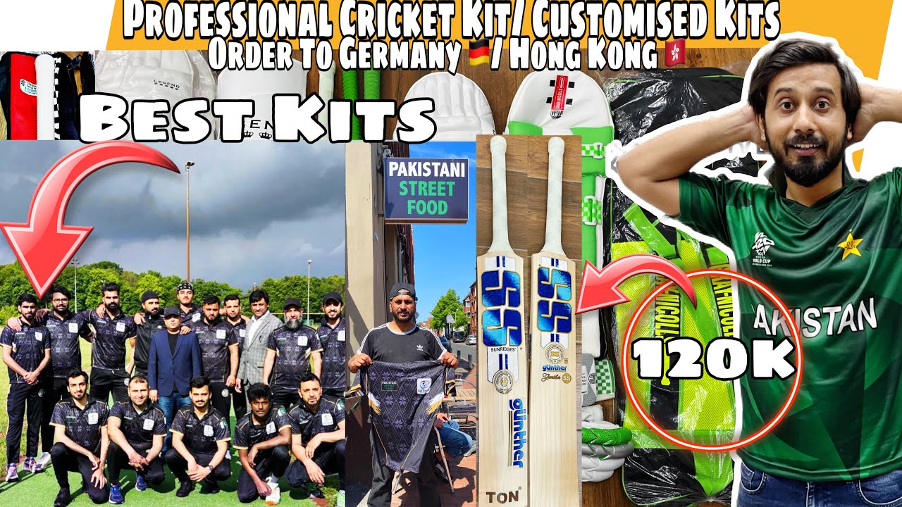 Cricket Kit Review |unboxing Top Quality Cricket bat| Customised ...