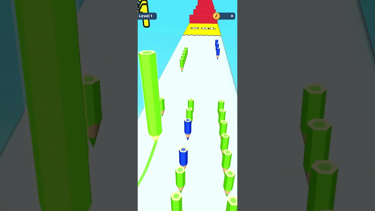 Color Pencil Run: Drawing Game #1 Gameplay 