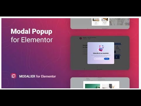 Modal Popup Window for Elementor - YouTube