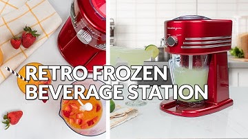 FBS400RETRORED | Retro Frozen Beverage Station