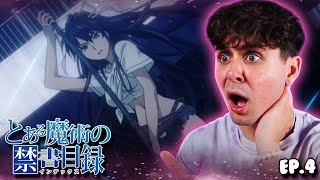 THIS GIRL IS INSANE! | A Certain Magical Index Episode 4 REACTION!