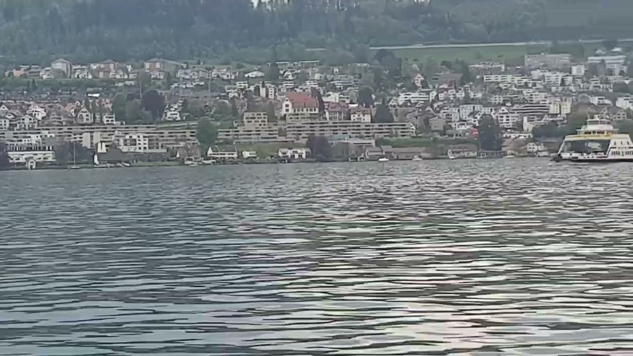 Seequerung Freitag bevor es aus ,,Kübeln,, goss- ä -Regnete...!