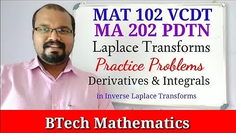 Inverse Laplace Transform Problems| Laplace Transforms (Part 10)| S2(2019)| S4(MA 202)