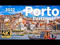 Porto 2022 portugal walking tour 4k ultra 60fps  with captions