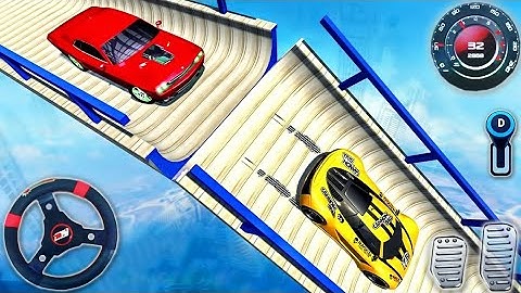Vertical Mega Ramp impossible 3D - Car Stunts Tracks Racing 3D - Android GamePlay