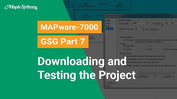 MAPware-7000 GSG Part 7 - Downloading and Testing the Project