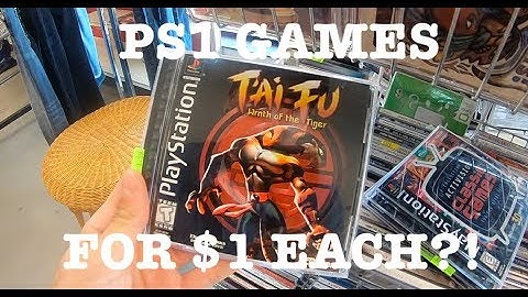 MORE $1 PS1 GAMES?! / Live Video Game Hunting