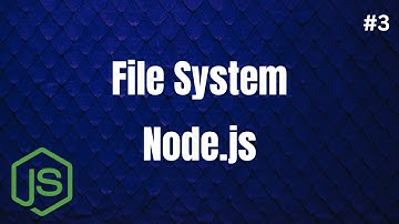 fs module in Node.js || File System in Node js || Create, Update, Read and Delete File in Node js