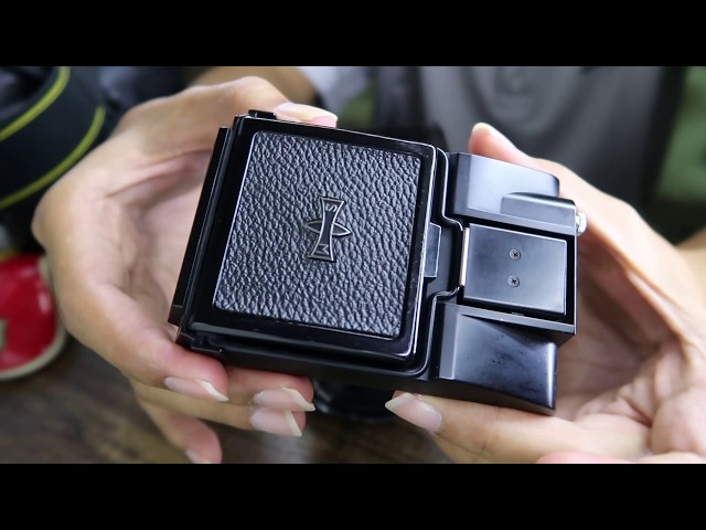 MAMIYA M645 Waist level finder - YouTube