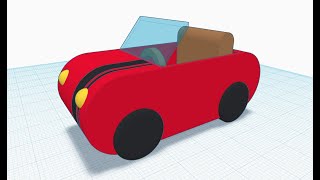 Tinkercad'de Basit Araba Tasarlamak