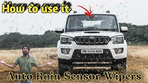 Scorpio automatic wipers Features #Auto Rain senser wiper