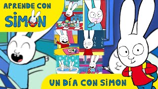 Simn un Da Con Simon Aprende Con Simon dibujos Animados Para Nios