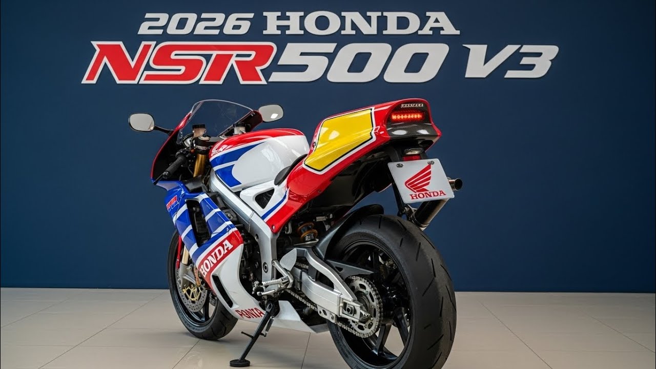 Представлен новый HONDA NSR500 V3 2026 года. Наконец-то запущен!!!