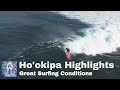 Ho&#39;okipa Highlights - Great Surfing Conditions
