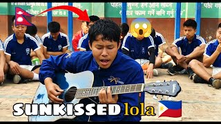 Nepali Soldier 🇳🇵 Singing Filipino 🇵🇭♥️ Song 🔥😱 | Cover credit@nihaangsir