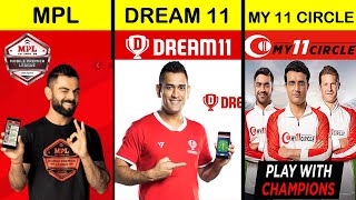 Dream11 vs My 11 circle vs MPL Fantasy Cricket App Full Comparison UNBIASED in Hindi screenshot 4