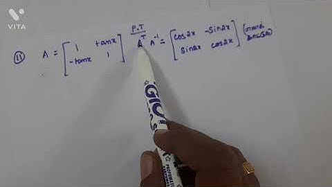 12th Maths Ex 1.1 [10 & 11] Matrices and Determinants