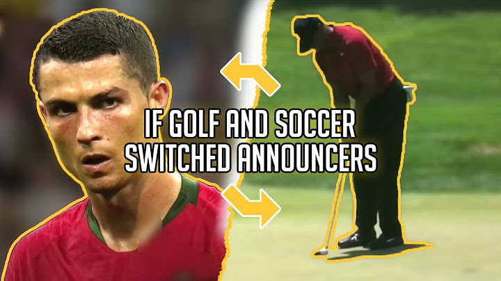 If golf and soccer switched announcers