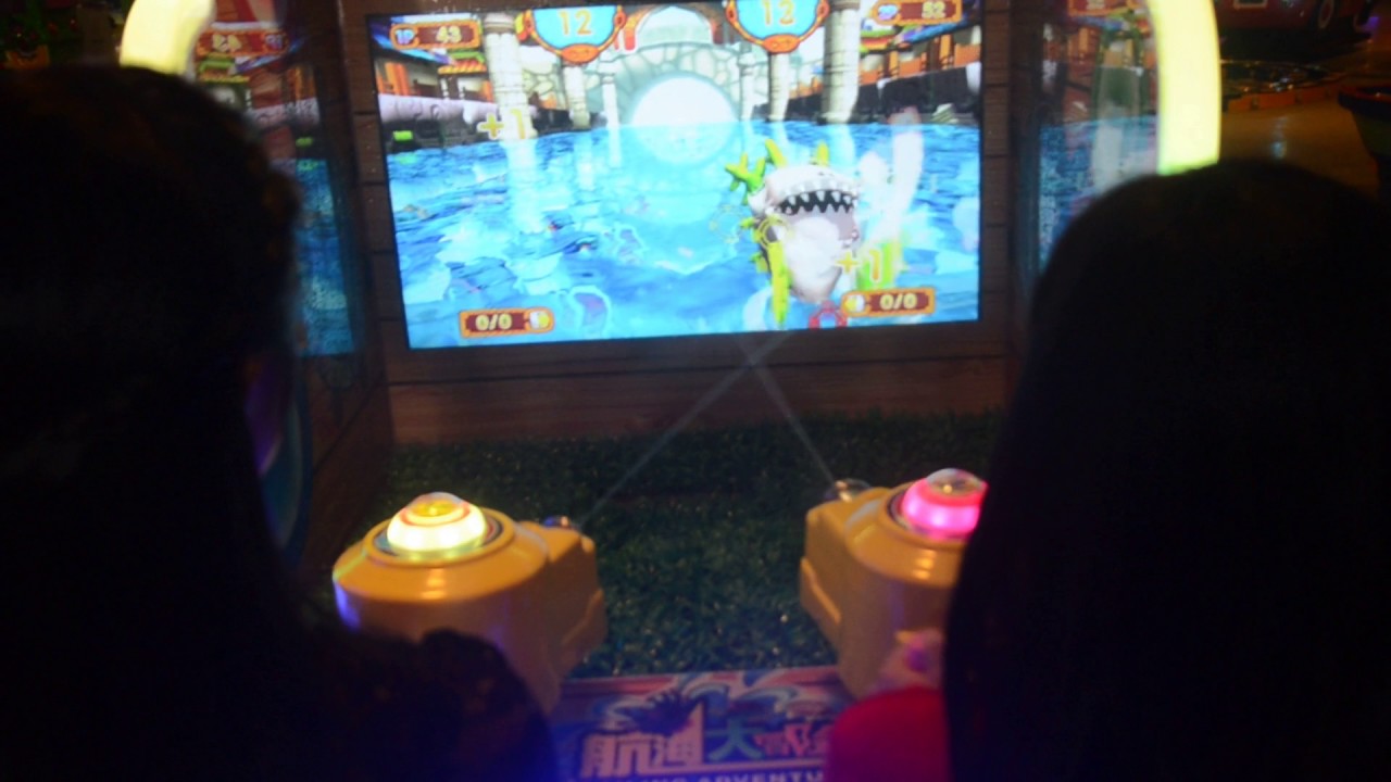 3d shooting water kid and adult game machine