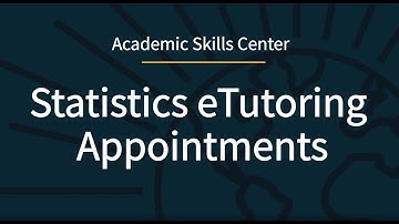 Statistics eTutoring: What to Expect from an eTutoring Appointment
