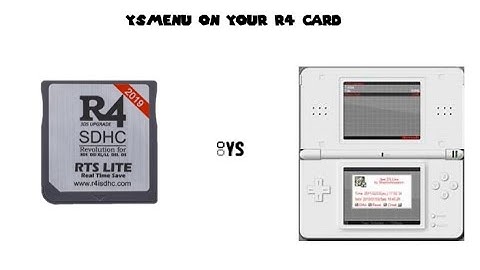 How to install YSMENU into your R4 card