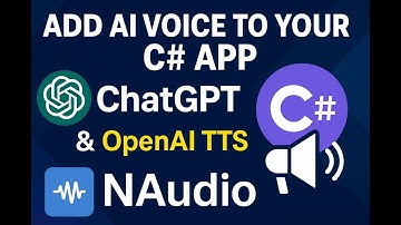 🔊 Add AI Voice to Your C# App using ChatGPT & OpenAI TTS (NAudio!)