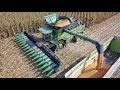 JOHN DEERE X9 1100 + Geringhoff 16 rows | BIG CORN HARVEST IN ITALY