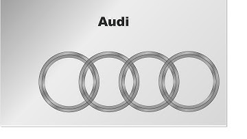 Audi car logo in CorelDraw | Corel Draw