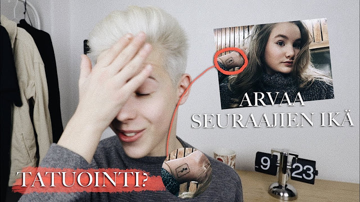 TATUOINTI 12 VUOTIAALLA?! 😨 // ARVAA SEURAAJIEN IKÄ! 😜