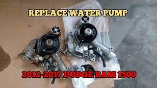 Water Pump 2011 Dodge Ram 1500 Diy: Dodge 4.7l V8 Water Pump