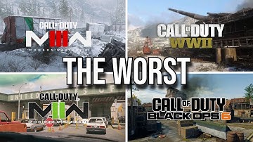 WORST Map from Every Call of Duty (CoD: 4 to Black Ops 6)