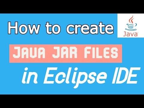 How to create java jar file eclipse IDE