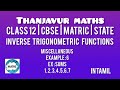 Class 12 | Inverse Trigonometric Functions | Miscellaneous Examples and Exercise sums