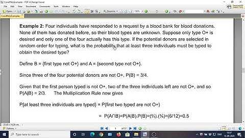 Lecture 6 : Conditional Probability Examples