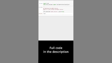 Sentiment Analysis with Python #shorts