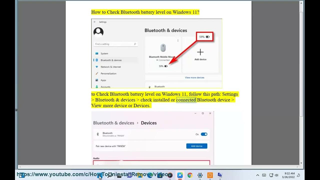 check-bluetooth-battery-level-on-windows-11-youtube