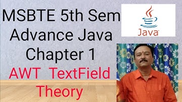 AWT Chapter 1 TextField Theory