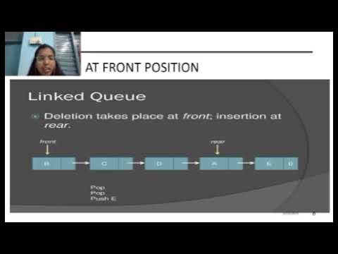 Implementation of queue using linked list - YouTube