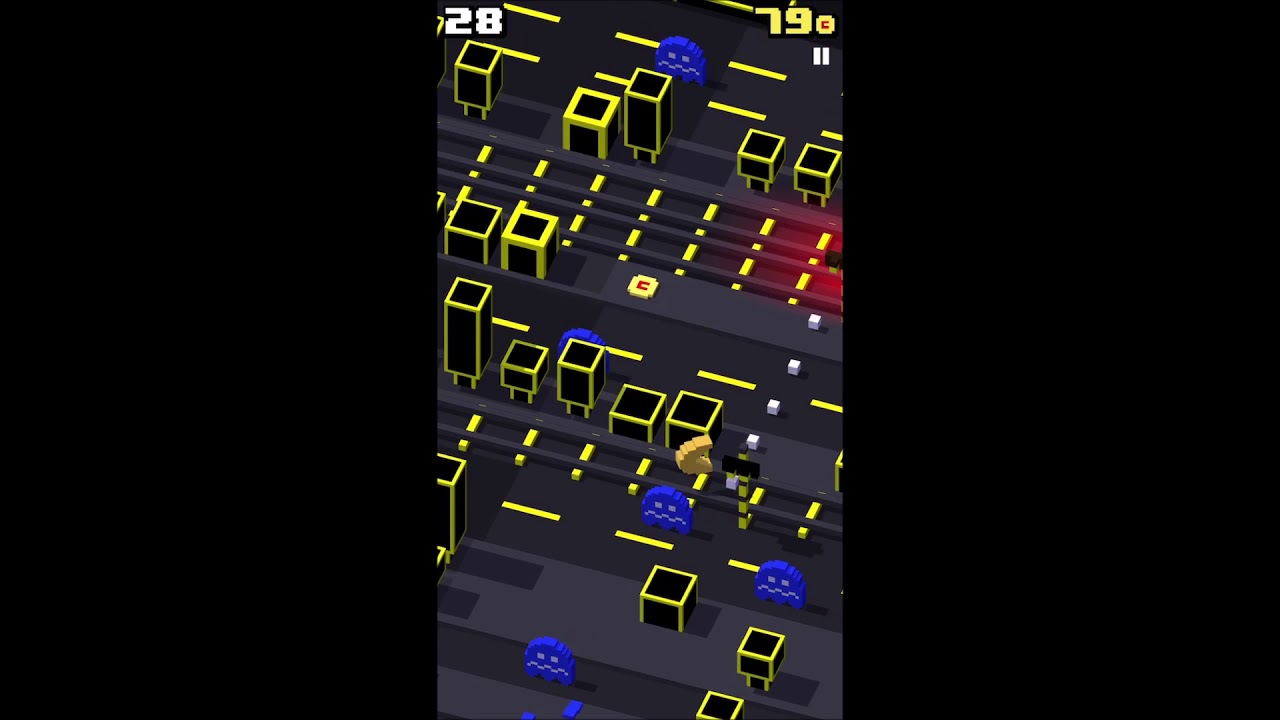 how do you get the pacman ghosts in crossy road