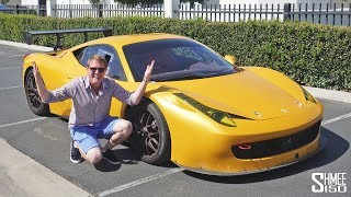 There are road cars that made to be like race cars, and then actual,
real this is one of those, a ferrari 458 challenge! @cyber....